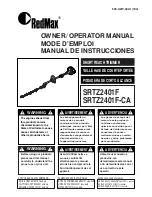 Предварительный просмотр 1 страницы Zenoah SRTZ2401F-CA Owner'S Manual