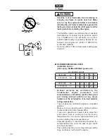 Предварительный просмотр 22 страницы Zenoah SRTZ2401F-CA Owner'S Manual