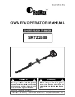 Preview for 1 page of Zenoah SRTZ2500 Owner'S/Operator'S Manual