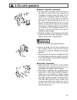 Предварительный просмотр 9 страницы Zenoah SRTZ2500 Owner'S/Operator'S Manual