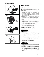 Предварительный просмотр 17 страницы Zenoah SRTZ2500 Owner'S/Operator'S Manual