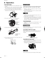 Предварительный просмотр 10 страницы Zenoah SRTZ2601F Owner'S Manual