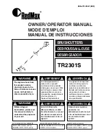 Zenoah TR2301S Manual preview