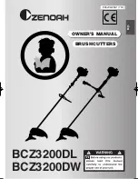 Zenoah Zenoah BCZ3200DL Owner'S Manual preview