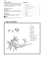 Preview for 2 page of Zenoah Zenoah EB4300 Owner'S Manual