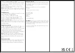 Preview for 2 page of Zeon CE4557 Instructions Manual