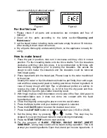 Preview for 6 page of Zephir ZHC1000 Instruction Manual