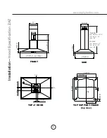 Предварительный просмотр 10 страницы Zephyr Essentials Anzio Island ZAZ-E42CS Use, Care And Installation Manual