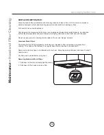 Preview for 18 page of Zephyr Essentials Anzio Island ZAZ-M90CS Use, Care And Installation Manual