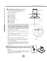 Предварительный просмотр 14 страницы Zephyr Essentials Europa Savona Series Use, Care And Installation Manual