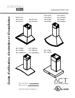 Preview for 27 page of Zephyr Essentials Europa Savona Series Use, Care And Installation Manual