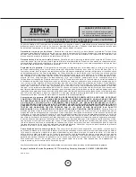 Preview for 51 page of Zephyr Essentials Europa Savona Series Use, Care And Installation Manual