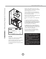 Preview for 8 page of Zephyr Essentials Ravenna ZRV-E30A Use, Care And Installation Manual