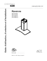 Preview for 23 page of Zephyr Essentials Ravenna ZRV-E30A Use, Care And Installation Manual