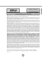 Preview for 43 page of Zephyr Essentials Siena Pro Island Use, Care And Installation Manual