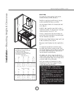 Preview for 8 page of Zephyr Essentials ZAN-E30CBS Use, Care And Installation Manual