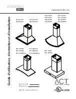 Preview for 27 page of Zephyr Essentials ZAN-E30CS Use, Care And Installation Manual