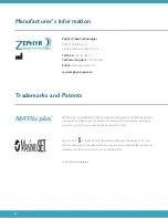 Preview for 2 page of Zephyr Sleep Technologies MATRx plus Healthcare Provider Manual