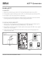 Предварительный просмотр 23 страницы Zephyr ACT Luce ZLU-E30CS Use, Care And Installation Manual