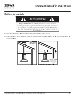 Предварительный просмотр 37 страницы Zephyr ACT Siena ZSI-E30BS-ES Use, Care And Installation Manual