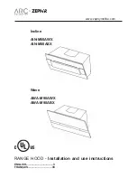 Preview for 1 page of Zephyr AIN-M80ASX Installation And Use Instruction