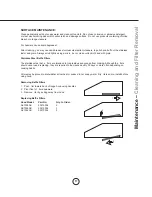 Предварительный просмотр 19 страницы Zephyr AK7000AS Use, Care And Installation Manual