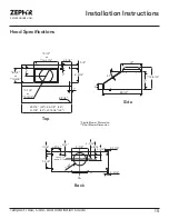 Предварительный просмотр 15 страницы Zephyr AK7000CS Use, Care And Installation Manual