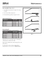 Предварительный просмотр 31 страницы Zephyr AK7000CS Use, Care And Installation Manual