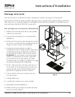 Предварительный просмотр 61 страницы Zephyr AK7000CS Use, Care And Installation Manual