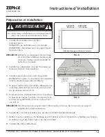 Preview for 43 page of Zephyr AK8200BS Use, Care And Installation Manual