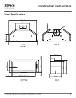 Предварительный просмотр 11 страницы Zephyr AK8500AS Use, Care And Installation Manual