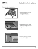 Предварительный просмотр 15 страницы Zephyr AK9358BS Use, Care And Installation Manual