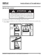 Предварительный просмотр 43 страницы Zephyr AK9358BS Use, Care And Installation Manual