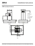 Предварительный просмотр 13 страницы Zephyr Anzio Island Use, Care And Installation Manual