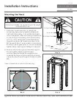 Предварительный просмотр 16 страницы Zephyr Anzio Island Use, Care And Installation Manual