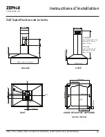 Предварительный просмотр 47 страницы Zephyr Anzio Island Use, Care And Installation Manual