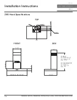 Предварительный просмотр 14 страницы Zephyr Anzio ZAN-E24DS Use, Care And Installation Manual