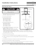 Предварительный просмотр 16 страницы Zephyr Anzio ZAN-E24DS Use, Care And Installation Manual