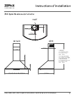 Предварительный просмотр 43 страницы Zephyr Anzio ZAN-E24DS Use, Care And Installation Manual