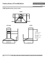 Предварительный просмотр 44 страницы Zephyr Anzio ZAN-E24DS Use, Care And Installation Manual