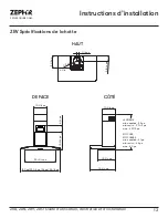 Предварительный просмотр 45 страницы Zephyr Anzio ZAN-E24DS Use, Care And Installation Manual