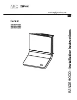 Zephyr ARC AHZ-M90AWX Installation Instructions Manual preview