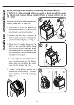 Предварительный просмотр 16 страницы Zephyr ARC ALA-M90ABX Installation Instructions Manual