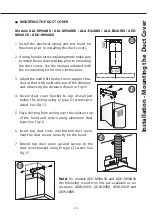 Предварительный просмотр 23 страницы Zephyr ARC ALA-M90ABX Installation Instructions Manual