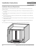 Предварительный просмотр 16 страницы Zephyr brisas BWB24C32AG Use, Care And Installation Manual