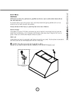 Предварительный просмотр 11 страницы Zephyr Cypress AK7836BS Use, Care And Installation Manual