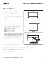 Предварительный просмотр 13 страницы Zephyr Cypress AK7836CS Use, Care And Installation Manual