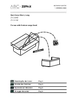 Preview for 1 page of Zephyr Duct Cover Extension Z1C-00HZ Installation Instructions Manual