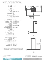 Предварительный просмотр 2 страницы Zephyr Duo Wall ADU - M90ASX Specification Sheet