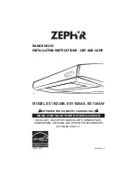 Zephyr ES1-30AW Use, Care And Installation Manual предпросмотр